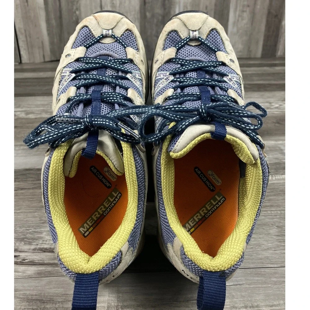 Merrell Siren Sport Womens 7 Hiking Shoes Grey Periwinkle J13842 Vibram Low Top